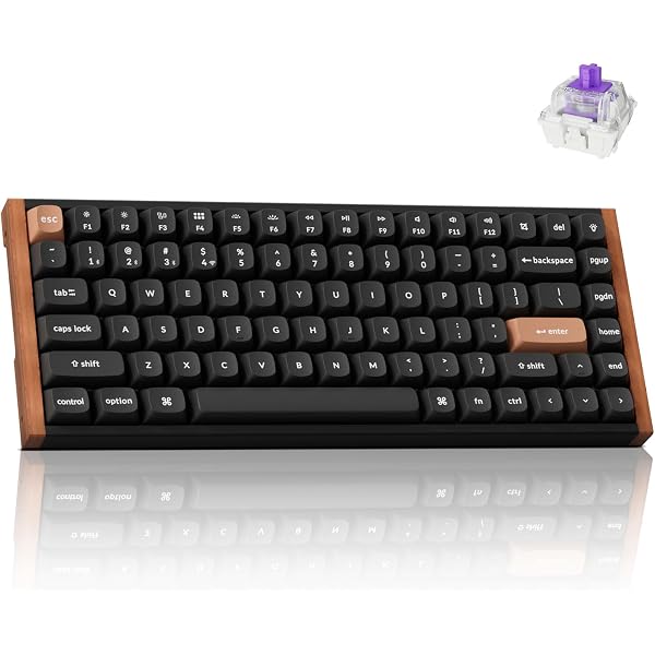 Amazon.com: GEEKRIA 75% 84-key Keyboard Case, Hard Shell Travel